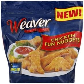 Weaver Chicken Fun Nuggets - 28 oz, Nutrition Information | Innit