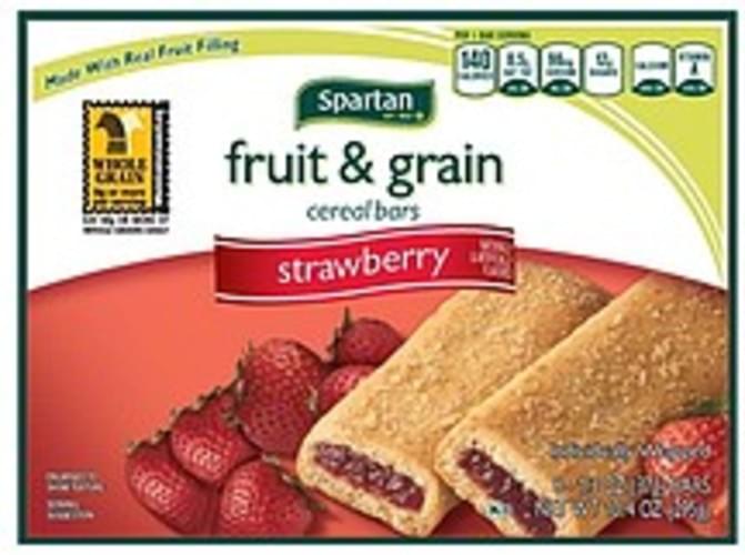 Spartan Fruit & Grain, Strawberry Cereal Bars - 8 ea, Nutrition