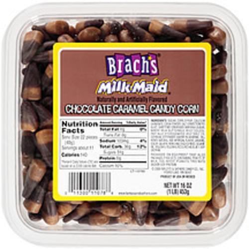 Brach's Milk-Maid Chocolate Caramel Candy Corn - 16 oz, Nutrition ...