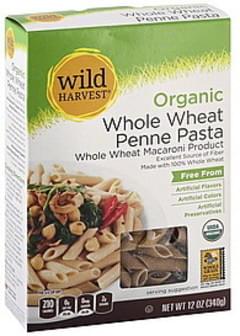 Wild Harvest Whole Wheat Penne Pasta - 12 oz, Nutrition Information | Innit