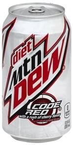 Mountain Dew Zero Sugar Baja Blast Soda 20 Oz Nutrition - 