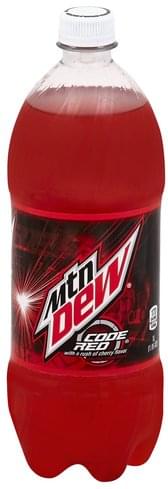 Mountain Dew Code Red Soda 1 05 Qt Nutrition Information Innit