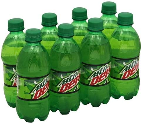 Mountain Dew Soda - 8 ea, Nutrition Information | Innit