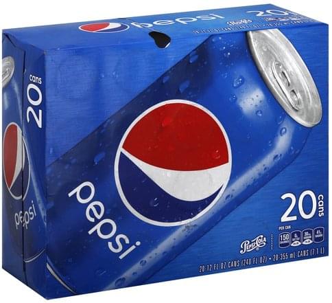 Pepsi Cola - 20 ea, Nutrition Information | Innit