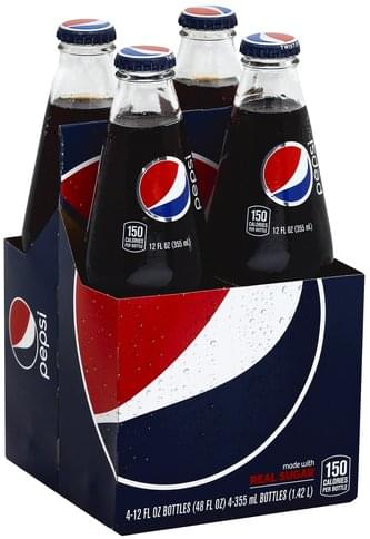 Pepsi Cola - 4 ea, Nutrition Information | Innit