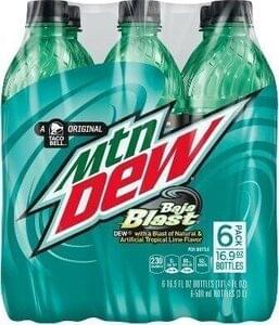 Mountain Dew Baja Blast Mtn Dew Baja Blast Soda - 0, Nutrition ...