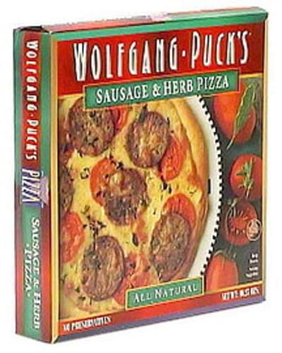 Wolfgang Puck Frozen Pizza, Sausage & Herb - 10.5 oz, Nutrition ...