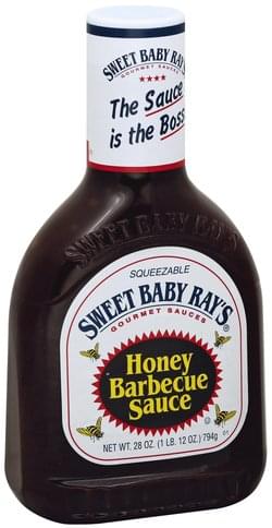 Sweet Baby Ray's Honey Barbecue Sauce - 28 oz, Nutrition Information ...