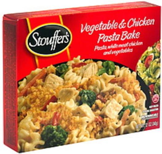 Stouffers Vegetable & Chicken Pasta Bake - 12 oz, Nutrition Information ...