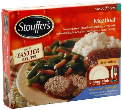 Stouffers Meatloaf - 17 oz, Nutrition Information | Innit