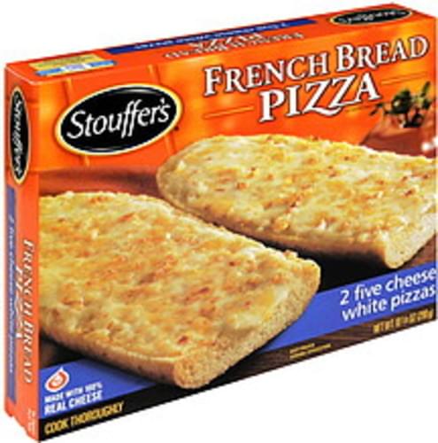 Stouffers French Bread Five Cheese White Pizzas Pizza 2 Ea Nutrition Information Innit 7926