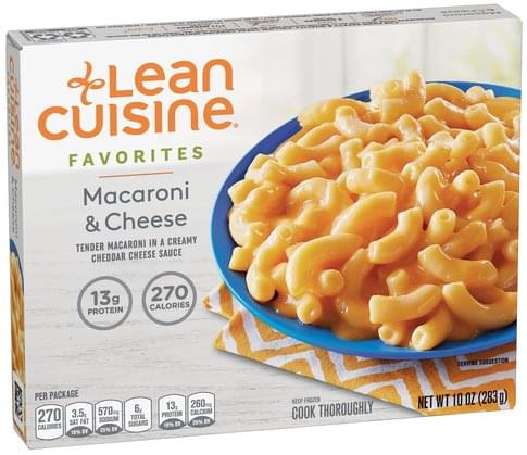 Lean Cuisine Macaroni & Cheese - 10 oz, Nutrition Information | Innit