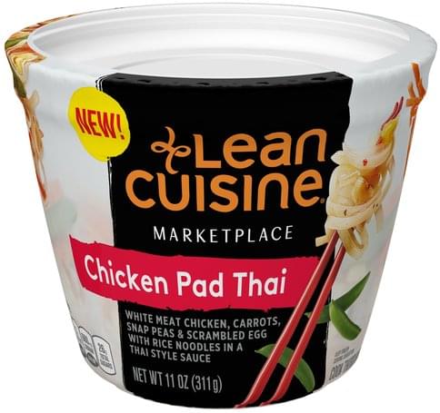 LEAN CUISINE Chicken Pad Thai Rice Noodles - 11 Oz, Nutrition ...