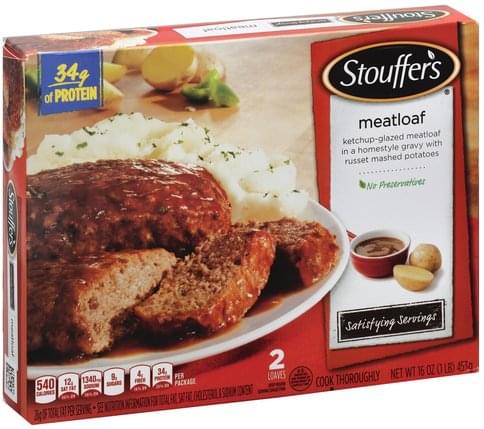 Stouffers Meatloaf - 2 ea, Nutrition Information | Innit