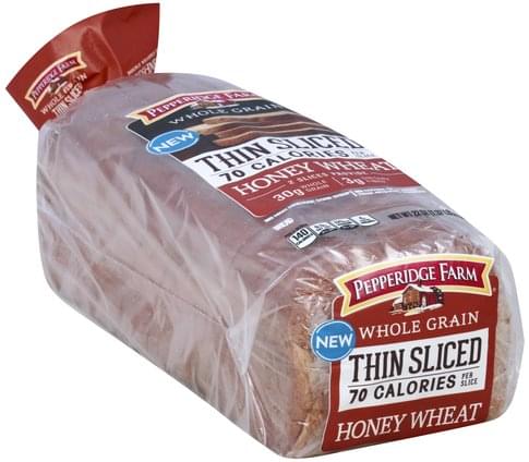 Pepperidge Farm Whole Grain, Honey Wheat, Thin Sliced Bread - 22 Oz ...