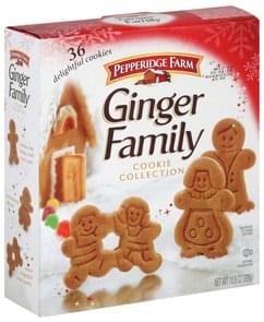 Pepperidge Farm Ginger Family Cookie Collection - 10.9 oz, Nutrition ...