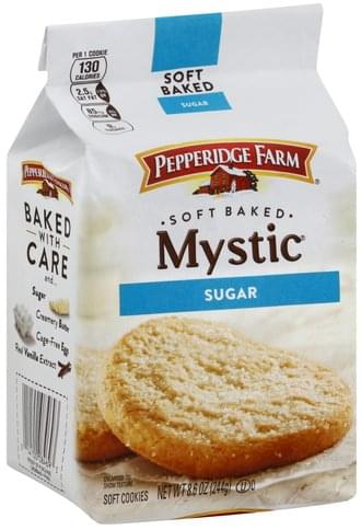 Pepperidge Farm Soft Baked, Sugar Cookies - 8.6 Oz, Nutrition ...