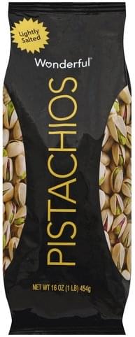 Wonderful Lightly Salted Pistachios - 16 oz, Nutrition Information | Innit