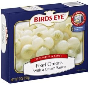 Birds Eye Pearl Onions with a Cream Sauce - 9 oz, Nutrition Information ...