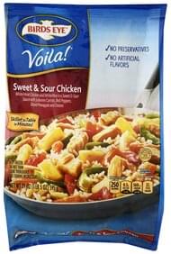 Birds Eye Voila! Sweet & Sour Chicken - 21 oz, Nutrition Information