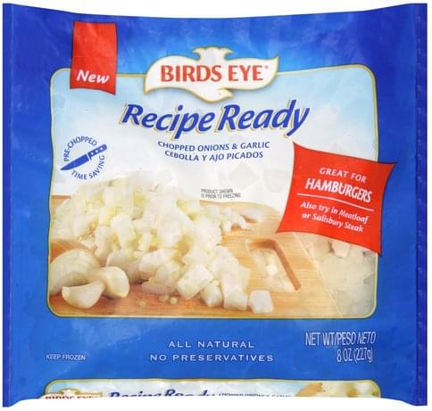 Birds Eye Chopped Onions & Garlic - 8 oz, Nutrition Information | Innit