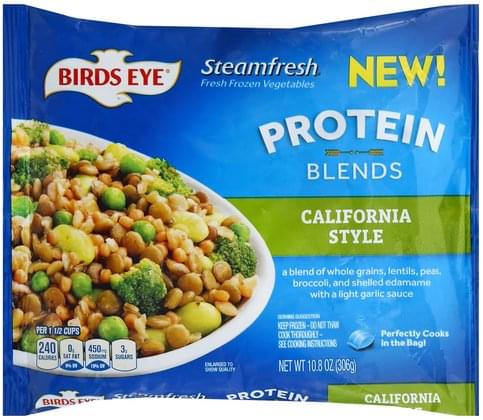 Birds Eye California Style Vegetables - 10.8 oz, Nutrition Information