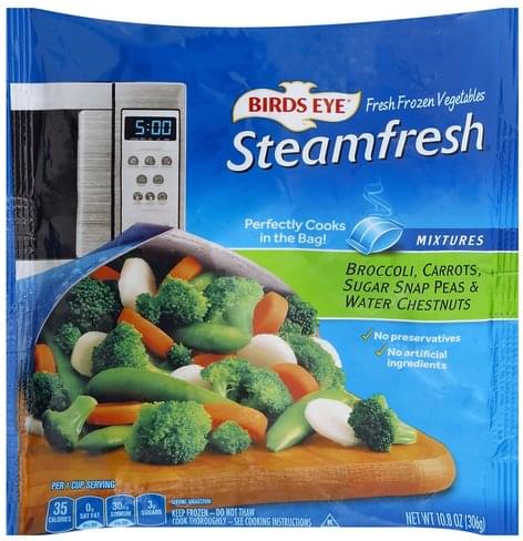 Birds Eye Broccoli, Carrots, Sugar Snap Peas & Water Chestnuts - 10.8 ...