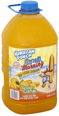 Hawaiian Punch Orange Citrus Juice Drink - 1 gl, Nutrition Information ...