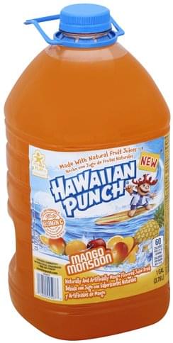 Hawaiian Punch Mango Monsoon Juice Drink - 1 gl, Nutrition Information ...