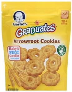 Gerber 10+ Months Arrowroot Cookies - 5.5 oz, Nutrition Information | Innit