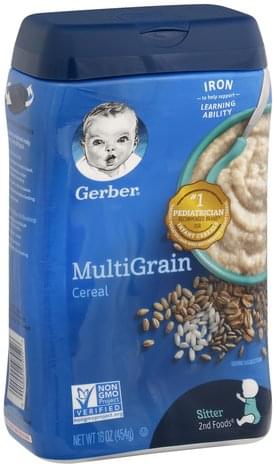 Gerber Multigrain Cereal - 16 oz, Nutrition Information | Innit