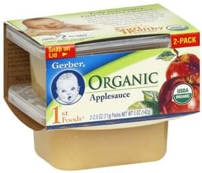 Gerber Applesauce - 4 oz, Nutrition Information | Innit