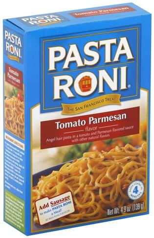 pasta roni parmesan tomato flavor angel hair innit oz search