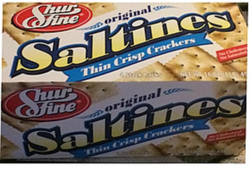 Shur Fine Saltines Crisp Crackers - 15 g, Nutrition Information | Innit