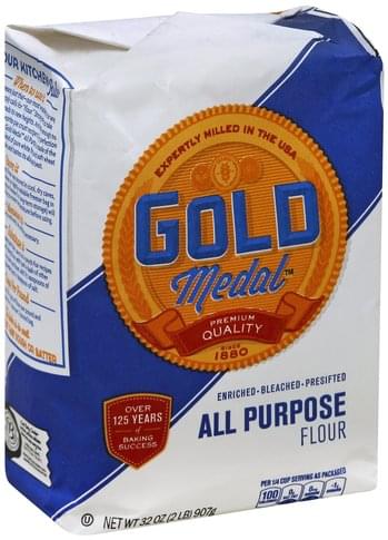 Gold Medal All Purpose Flour - 32 oz, Nutrition Information | Innit