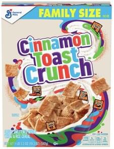 Cinnamon Toast Crunch Family Size Cereal - 19.3 oz, Nutrition ...