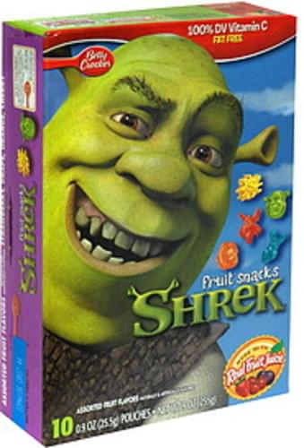 Betty Crocker Shrek, Assorted Fruit Flavors Fruit Snacks - 10 ea ...