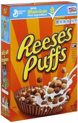 Reeses Puffs Corn Puffs - 18 oz, Nutrition Information | Innit