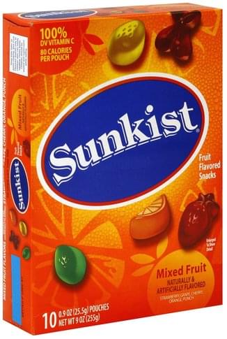 sunkist fruit mixed snacks flavored innit ea search