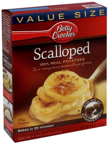 Betty Crocker Value Size Scalloped Potatoes 7 8 Oz Nutrition   00016000407602 GRu0sCyAUIsBNk 0 S500 