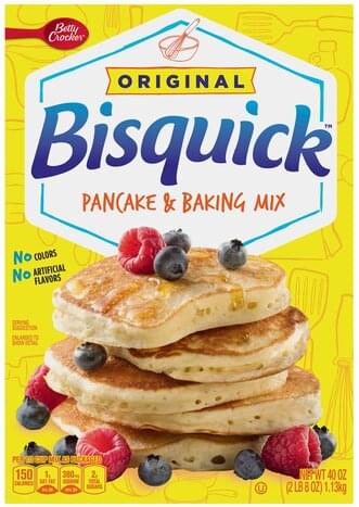 Bisquick Original Pancake & Baking Mix - 40 Oz, Nutrition Information ...