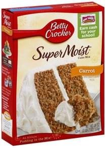 Betty Crocker Carrot Cake Mix - 18 oz, Nutrition Information | Innit