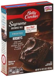 Betty Crocker Supreme, Frosted Brownie Mix - 19.1 Oz, Nutrition ...