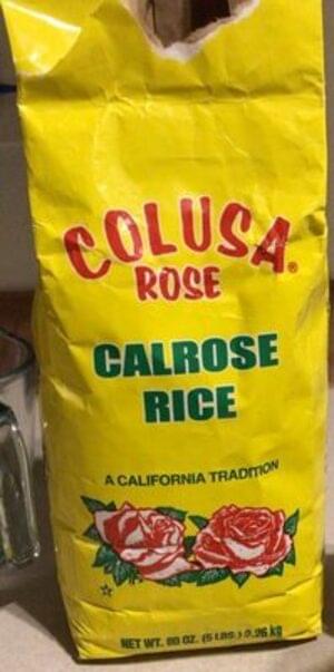 Colusa Rose Calrose Colusa Rose Calrose Rice 0 Nutrition Information