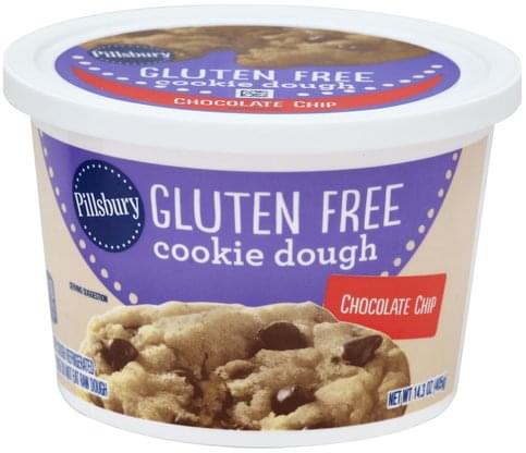 Pillsbury Gluten Free, Chocolate Chip Cookie Dough - 14.3 Oz, Nutrition 