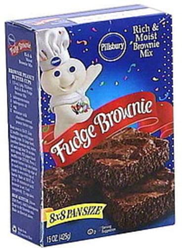 Pillsbury Fudge Brownie Rich & Moist Brownie Mix - 15 oz, Nutrition ...