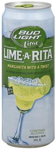 Bud Light Lime-A-Rita - 24 oz, Nutrition Information | Innit