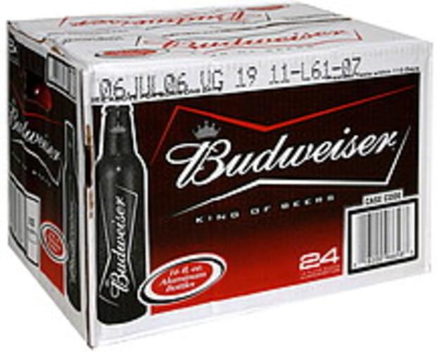 Budweiser Aluminum Bottles Beer - 24 Ea, Nutrition Information | Innit