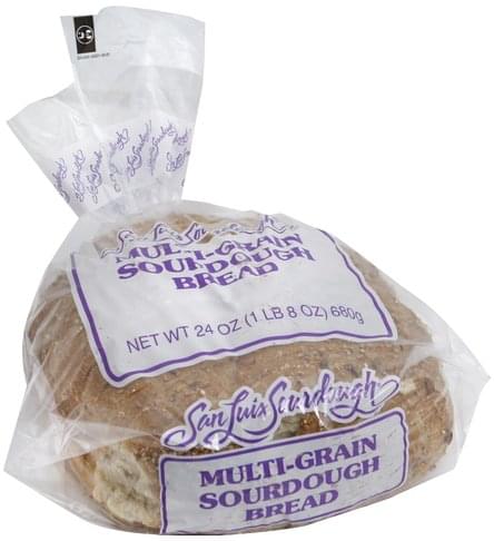 San Luis Sourdough Multi-Grain Sourdough Bread - 24 Oz, Nutrition ...