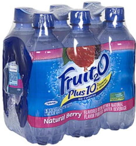 Fruit2O Purified, Natural Berry Water Beverage - 6 ea, Nutrition ...